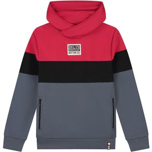 SKURK - Sweater Saba - Colourblock red - maat 104