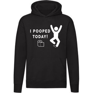 I pooped today hoodie | sweater | poepen | schijten | toilet |feest | trui | unisex | capuchon