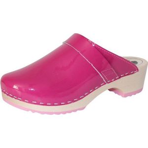 Clog Fuchsia Lak | Makkelijk Schoon te Maken | BigHorn 6006 | Maat 38