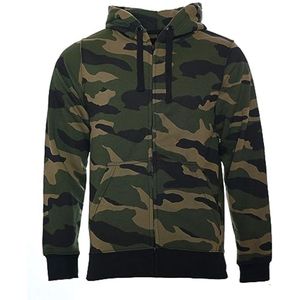 Heren Zip Capuchon Hoodie Fleece Sweatjack met Steekzakken - Geschikt voor Werk en Vrijetijd - Maten S-5XL