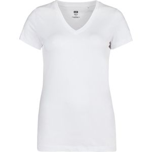 WE Fashion Dames biologisch katoen T-shirt - Maat XL