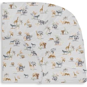 LIS LABELS - Hoeslaken - Let's Go Safari - 60x120 cm - Katoen - Babymatras