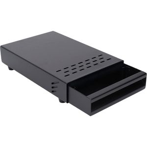 Roestvrij staal rubberen koffiemolen klopbox - restant-poeder emmer - verdikte espresso-set met klopstick - thuis café shop - 71 x 41 x 2 inch - zwart