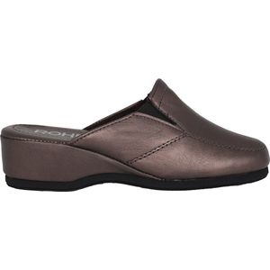Rohde - Dames Slippers - Bruin - Leren