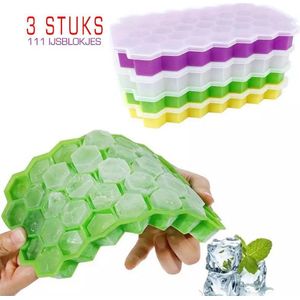 T.a Express - Ijsblokjesvorm - Siliconen - Set van 3 kleuren