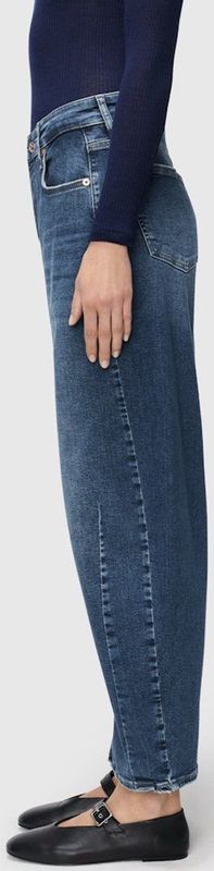 MAC - Dakota Barrel Jeans - Blauw - Dames - Katoen