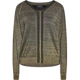 usha - Metallic V-hals Pullover - Langsleeve