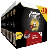 Douwe Egberts Lungo Original Koffiecups - Intensiteit 6/12 - 10 x 20 capsules