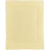 Meyco Baby Knots boxkleed - soft yellow - 77x97cm