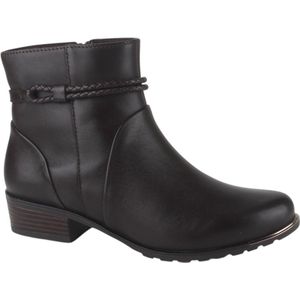 Caprice - 9-25404-45-337 - Enkellaars - Donkerbruin - Glad Leer