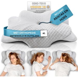 TADES® Anti Snurk Kussen - Anti Snurk - Anti Snurk Producten - Apneu Kussen - Anti Snurk Kussen Zij Slaper - Kussen Tegen Snurken - Antisnurk Kussen - Slaapapneu