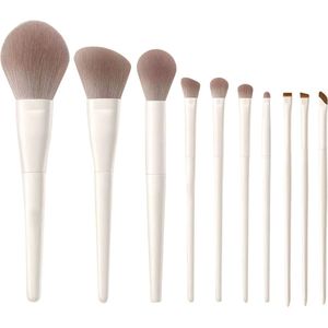 Ainy 10-delig Make Up Kwasten set - synthetische techniques penselen - voor foundation, concealer, blush & oogmake-up | Real professional | cadeau voor vrouwen