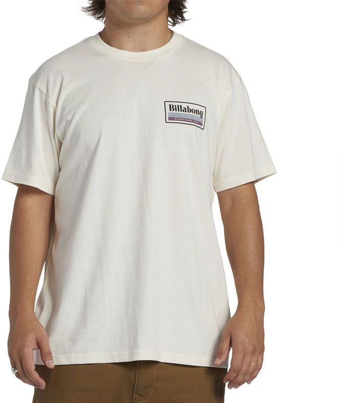 Billabong Walled T-shirt Met Korte Mouwen Beige S Man