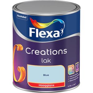 Flexa - Creations - Lak - Hoogglans - Blue - Kleur van het jaar 2010 - 750ML