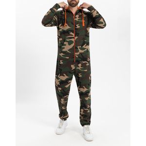 JC Blue Camouflage Huispak - Onesie mannen - Onesie Vrouwen - Maat XXL