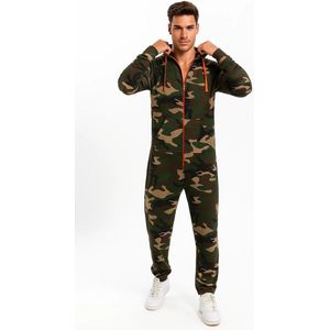 Camouflage Onesie - Huispak - Onesie mannen - Onesie Vrouwen - Maat XS