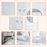 MISOU Plakspiegel - 8 stuks - 20x20cm - Deurspiegel hangend - Zelfklevende spiegel - Wandspiegel - Vierkant