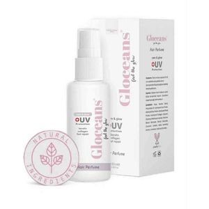 Gloceans Hair Perfume Care & Glow + UV Protection - Haarpafrum met Keratine / Collageen & Bloemige Geur - Hele dag zacht - Glanzend & Fris ruiken - Voeden / Versterken / Herstellen haarvezels - 100 ml