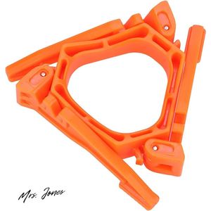 Mrs. Jones Opvouwbare Gas Tank Houder PC Stabilisator Houder - Gas Cooker Stand Patroon Statief voor Camping Statief - Buiten Plank .