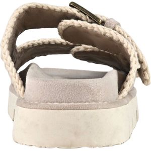Mou - MU.SW461005A Sandalen - Taupe - Leer - 2 Gespen