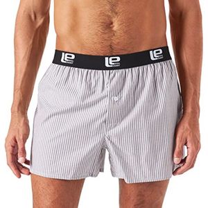Amerikaanse boxershorts voor heren, set van 10, XL, lichtblauw/grijs