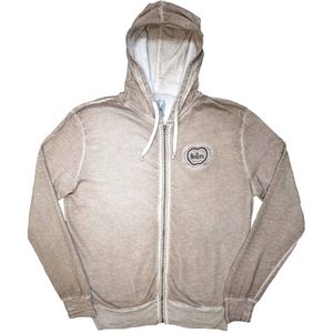 The Beatles - Apple Logo Stone Wash Vest met capuchon - M - Creme