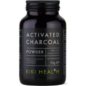Kiki Health - Geactiveerde Kool - Poeder - 100% Natuurlijke Kokosnootschalen - Vegan