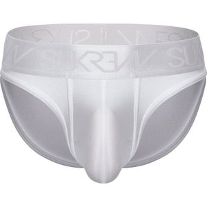 SUKREW Classic Brief White Shimmer - MAAT XL - Heren Ondergoed - Slip voor Man - Mannen Brief