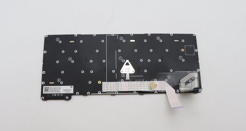 Lenovo - 5N21A21808 - Toetsenbord - Zwart - Achtergrondverlichting