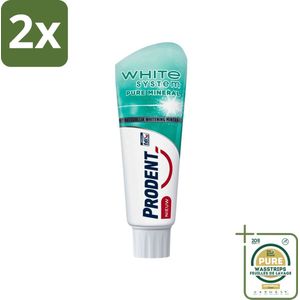 Prodent - Tandpasta - White System Pure Mineral - Herstellend & Versterkend - 75 ml - Voordeelverpakking - 2 stuks - Witte tanden - Tandpasta