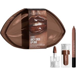 Huda Beauty Brown Kit - Juicy Coco Lip Duo - Lipliner & Lipgloss