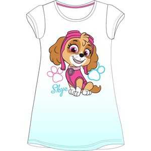 Paw Patrol nachthemd Skye wit/blauw maat 122/128