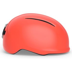 MET Vibe Fietshelm Mannen & Vrouwen – Fietshelm E-Bike Volwassenen – Elektrische Fiets – Stadsfiets – Maat M (56-58cm) – Coral Glossy (Rood)