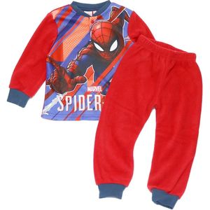 Spiderman pyjama - rood - Spider-Man fleece pyama - maat 128