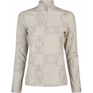 Pikeur Trainingsshirt Pikeur Selection Print Lichtgrijs - 34