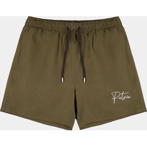 Emilio Short Green/White - Patrón Wear - zwembroek - maat XS