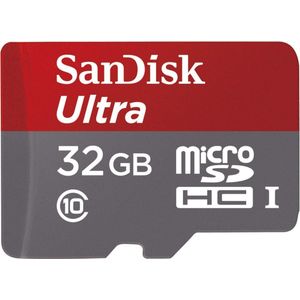 SanDisk memory card 32GB microSDHC Ultra cl. 10 UHS-I 120 MB/s A1 + adapter SDSQUA4-032G-GN6IA
