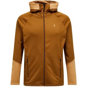 Peak Performance - Rider Essentials Midlayer Zip Hood - Vest - Brown