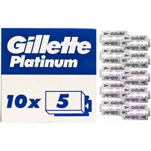 Gillette - Platinum Scheermesjes - 50 Stuks