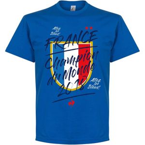 Frankrijk Champion Du Monde 2018 T-Shirt - Kinderen - 128