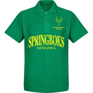 Zuid Afrika Springboks Rugby Polo - Groen - L