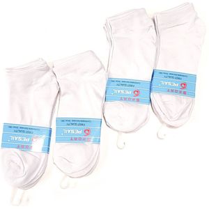 Sneakersokken - Wit - Multipack 12 Paar - Maat 35/38