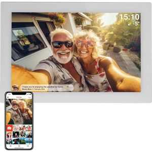 Solacis Digitale fotolijst - Digitale fotolijsten - Digitale fotokader - Digitale fotolijst met wifi - Must have voor in huis!