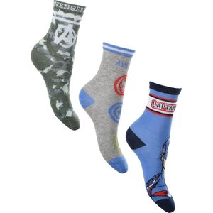 Avengers-  Marvel Avengers sokken- jongens- 3 paar - maat 27/30