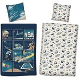 AYMAX - Star Wars - Beddengoed Set - Meerkleurig - 2-delig - 135 x 200 cm en 80 x 80 cm