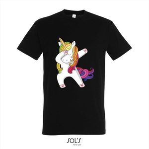 T-shirt Unicorn Dancing - T-shirt korte mouw - zwart - 2 jaar