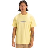 Quiksilver Fineline T-shirt Met Korte Mouwen Geel S Man