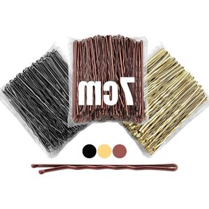 Thelau - Metalen Haarspelden 150 stuks voor Vrouwen en Meisjes in Zwart, Bruin en Goud - Ideaal voor Make-up en Haarstyling