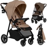 Lionelo Emma One - Buggy - Kinderwagen tot 22 kg - XXL Kapje - EVA Wielen