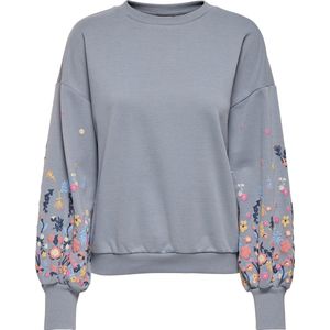 Only Trui Onlbrooke O-neck Flower Swt Noo 15216364 Tradewinds/lily Flower Dames Maat - XS